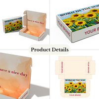 Emballage cadeau de Noël personnalisé, vernis à ongles, huile à ongles, emballage cadeau d'anniversaire pliable, laminage mat, biodégradable