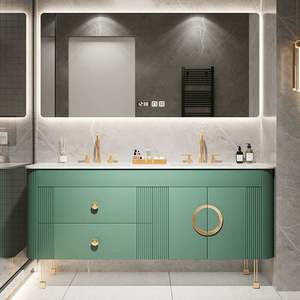 Precio de Fábrica Bajo al por Mayor: Encimera de Cuarzo Flotante Moderna Resistente al Agua con Doble Fregadero Independiente - Product Image 2