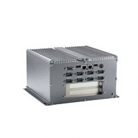 PC industriel sans ventilateur, processeur Intel ATOM D2550, 2 ports LAN, 10 ports COM, avec emplacement d'extension PCI X1+PCI 2S, large plage de température, CE RoHS IPC