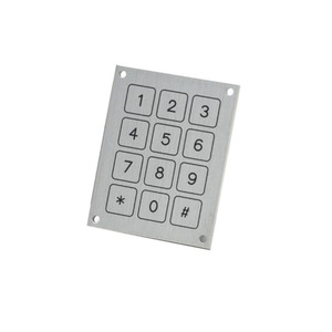 Approvisionnement d'usine IP68 Étanche Piezo Contact Clavier Métallique En Acier Inoxydable avec 12 Chiffres Clés - Product Image 5