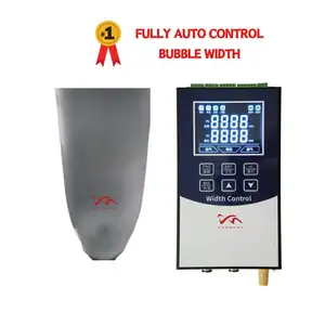 Automatic LED digital Air Supply Controller Of Plastic PE-HDPE-LDPE Film Blowing Machine Inflation Gas Width Controller