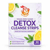 Bandes buccales détoxifiantes OEM ODM avec extrait d'aloe vera - L'aloïne favorise une digestion saine, extrait de feuille de lotus, bandes buccales