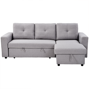 Canapé-lit <span class=keywords><strong>futon</strong></span> pliable en forme de L, 3 places, en tissu, pour salon, chambre, appartement, petite <span class=keywords><strong>maison</strong></span> - Product Image 4