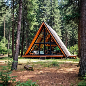 Casa de Montaña Prefabricada de Fácil Transporte, Villa Alpina Triangular con Diseño de Paquete Plano y Materiales Ecológicos para Uso en Proyectos - Product Image 5