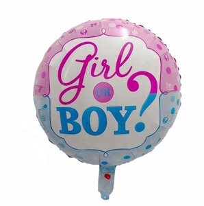 18 pollici Della Ragazza o Ragazzo di Genere Rivelare Rotondo Fogli di Mylar Palloncini Ragazzo o Una Ragazza Baby <span class=keywords><strong>Shower</strong></span> Decorazioni Ragazzo o Una Ragazza banner e Palloncini - Product Image 3