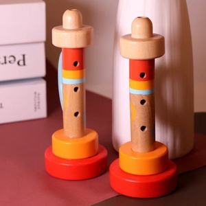 Flauta de madera Trompeta para niños Juguete Educación Música Iluminación Orff Instrumentos musicales Suministro para niños Portátil - Product Image 3