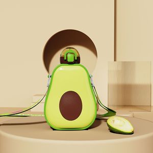 Bouteille d'eau en forme d'<span class=keywords><strong>avocat</strong></span> en gros avec paille et corde de transport STARLII Cadeau publicitaire - Product Image 5