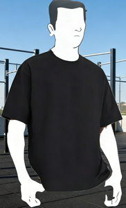 เสื้อยืดคอตตอนถักเรียบง่าย 220 กรัม สวมใส่สบาย แขนสั้น ดีไซน์เรียบง่ายสำหรับผู้ชาย แฟชั่นทันสมัย - Product Image 2