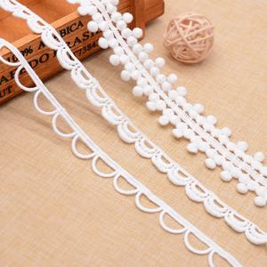 निर्माता सफेद पानी में घुलनशील कपास नेत्रगोलेट कढ़ाई फीता ट्रिम - Product Image 6