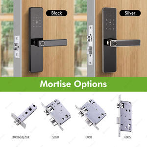 TEDITON Serrure de porte intelligente pour porte en bois Serrure de porte intelligente sans clé en alliage d'aluminium avec empreinte digitale Serrure de porte intelligente - Product Image 6