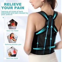 Correcteur dorsal entièrement élastique et ajustable Correction de la colonne vertébrale Correcteur dorsal Lisseur dorsal Correcteur de posture