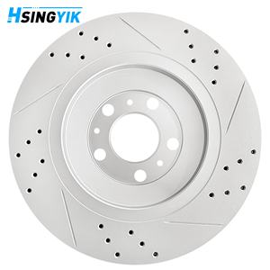 Dischi Freno Posteriori Forati e Scanalati ad Alte Prestazioni OEM 3W0615601G per Bentley Continental Convertible - Product Image 1