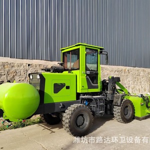 Road Sweeper Sliding Loader Mounted <b>Brush</b> Cleaner For Municipal Coal Yard <b>Power</b> Plant Sand Stone Cleaning - Product Image 2
