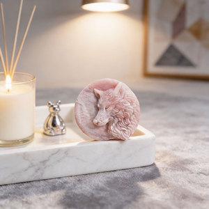 Sculture in Cristallo Naturale di Opale Rosa all'Ingrosso, Artigianato in Quarzo, Pietra Preziosa Energetica per Regalo - Product Image 3