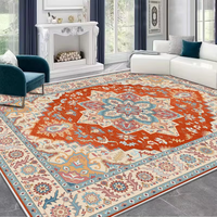 0191 Luxuriöser Orientalischer Haushalts-Teppich Traditionelles Asiatisches Persisches Muster Kurzhaariger Samt-Teppich für Wohnzimmer