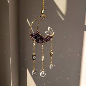 ชิปแอเมทิสต์คริสตัลรูปพระจันทร์ - Product Image 4