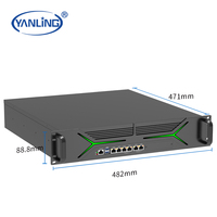 Serveur d'entreprise et postes de travail 2u à montage en rack en aluminium personnalisé Yanling avec LGA1700
