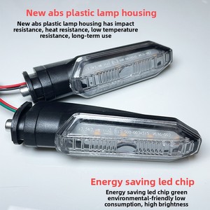 Pour <span class=keywords><strong>CB125R</strong></span> 150R CRF250L 1000 Clignotant LED séquentiel avant/arrière sans lentille pour modification de moto - Product Image 3