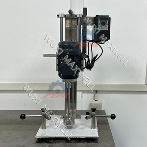 New 0.3-5L 10000rpm High Speed Shear Food Chemicals Emulsifying Mixer Homogenizer Mixer Cosmetic <strong>Emulsifier</strong> Homogenizer - Product Image 4