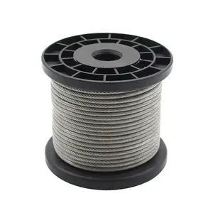 Factory direct sales 8mm 10mm 12mm Flexible Steel Wire Rope Cable Stainless Steel Wire Rope
