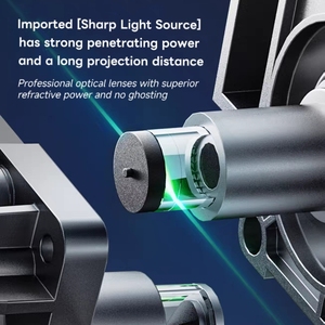 Niveau laser vert <span class=keywords><strong>auto</strong></span>-<span class=keywords><strong>nivelant</strong></span>, batterie lithium rechargeable, outil de construction industriel/bricolage, trépied, télécommande, garantie 3 ans - Product Image 4