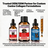 Gouttes liquides de collagène premium pour chiens 60ml – Compléments nutritionnels à absorption rapide pour le soutien immunitaire, la santé du pelage et des articulations