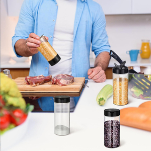 Giá rẻ 12 gói khác nhau Spec. Rỗng gia vị bột chai các loại thảo mộc <span class=keywords><strong>container</strong></span> nhựa gia vị lọ có nắp đậy cho gia vị - Product Image 5