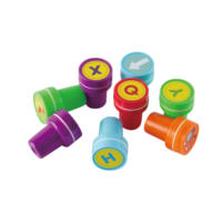 Timbre jouet en plastique pour enfants Shinyway Teacher Encouragement Stamp Set avec motifs personnalisés Toy Stamps