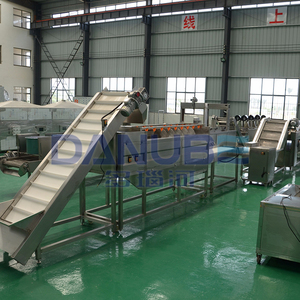 Full Set Vegetable Cleaning Peeling Slicing Drying Production Line Dried Cassava Chips Dryer Machine - Product Image 4