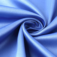 Tissu satiné extensible mat 100% polyester avec doublure en ammoniac, imitation soie acétate pour costumes et pyjamas/vêtements pour filles