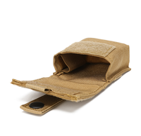 Sacoche de ceinture tactique simple pour extérieur, double pochette Molle, pochette pour lampe de poche, en nylon résistant à l'eau, multifonctionnelle
