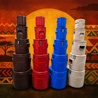 Lot de 5 seaux isothermes et barils à soupe thermiques en métal (5L-20L-40L-60L-80L) pour la restauration commerciale en Afrique, Ghana, pour buffets d'hôtel