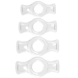 Klarer Cockring Set TPR Sexspielzeug Männlich Bondage Penis Erektion <span class=keywords><strong>Ball</strong></span> Trage Für Verzögerung Ejakuation - Product Image 2