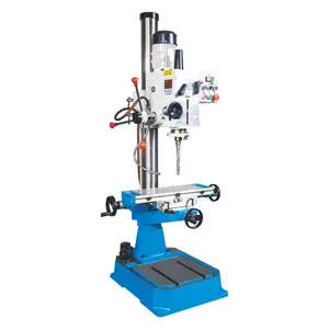 Gear Head Portable Drilling and Tapping Machine Column Vertical Drilling Milling Machine