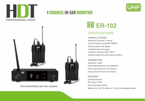 2-4 CANALES UHF Micrófono Frecuencia Ajustable ECHO y ECUALIZADOR - Product Image 4