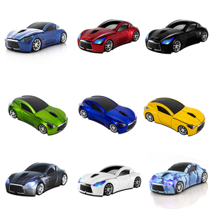 Chuột không dây hình xe hơi 3 nút bánh xe cuộn cắm và chạy ngay lập tức đánh thức không cần sạc - Product Image 3