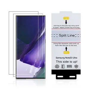 Thích hợp cho Samsung note20ultra độ nét cao Nước Gel phim note10 +/9/8 điện thoại di động bảo vệ phim TPU vô hình mềm