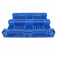 Palette en plastique empilable, palette en plastique robuste pour usage industriel, palette en plastique HDPE de grande taille pour entrepôt