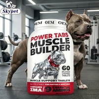 Friandises à mâcher molles pour chiens, stimulant musculaire avec créatine et acides aminés, gain de masse protéinée élevé pour chiens de performance et chiens de travail OEM