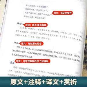 Collezione Completa di Trecento Poesie delle Dinastie Tang e Yuan per Studenti di Scuola Primaria/Secondaria con Annotazioni e Traduzioni - Product Image 3