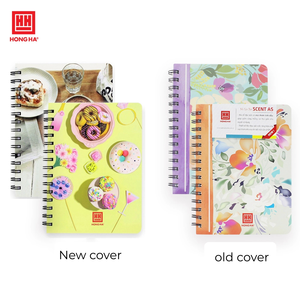 Carnet à spirale en papier parfumé, style couverture rigide, avec un parfum d'huile essentielle, 148 x 210 mm, 200 pages, service OEM/ODM - Product Image 3