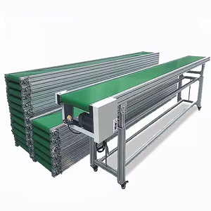 Công nghiệp điện phẳng băng tải PVC băng tải bàn làm việc dây chuyền lắp ráp hệ thống máy băng tải cơ giới - Product Image 1