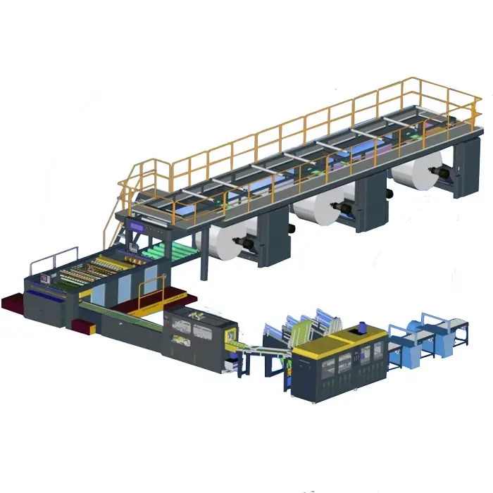 Linea di produzione automatica completa della macchina imballatrice di taglio e della risma degli strati di carta della copia dell'ufficio In cina