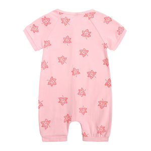 Mameluco Personalizado para Bebé con Estampado Completo, Mameluco de Verano 2026 de Algodón de Manga Corta con Cremallera, Traje para Recién Nacidos - Product Image 3