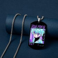 Collier Anime HUNTER X HUNTER pour hommes et femmes, en acier inoxydable, collier de cosplay, licence de chasseur, bijoux de bande dessinée, cadeau pour les fans