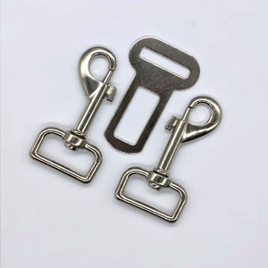 Clip de laisse pour chien en alliage de zinc avec crochet en P, diamètre intérieur 25 mm, attache rapide, accessoire pour animaux de compagnie, connecteur de boucle de sécurité pour voiture - Product Image 2