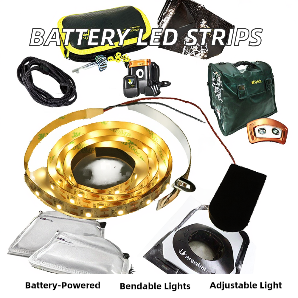 CR2032 Battery Cell Powered LED Strip Lights 5V 6V 0.5m Flexible SMD3528 Smd2835 Light Strings of 8mm Width · image 3