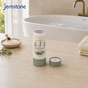 Tube en carton kraft biodégradable sur mesure pour bombes de bain, emballage cylindrique en papier pour serviettes - Product Image 3