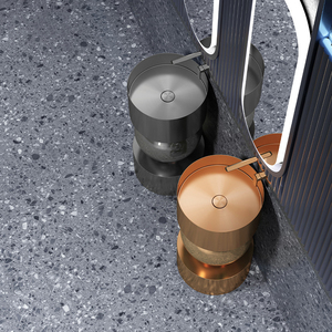Cuvette polie moderne de piédestal d'acier inoxydable avec le drain pour le <span class=keywords><strong>lavabo</strong></span> de salle de bains de toilette d'hôtel - Product Image 6