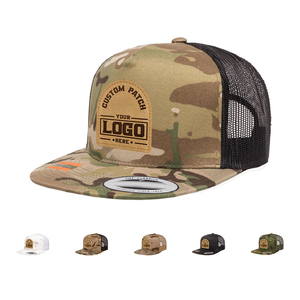 Biểu tượng tùy chỉnh Trucker Hat cho nam giới Vải bọt <span class=keywords><strong>cap</strong></span> với thêu lưới trở lại gorras ngụy trang camo Rope cho Casual & bãi biển cảnh - Product Image 2